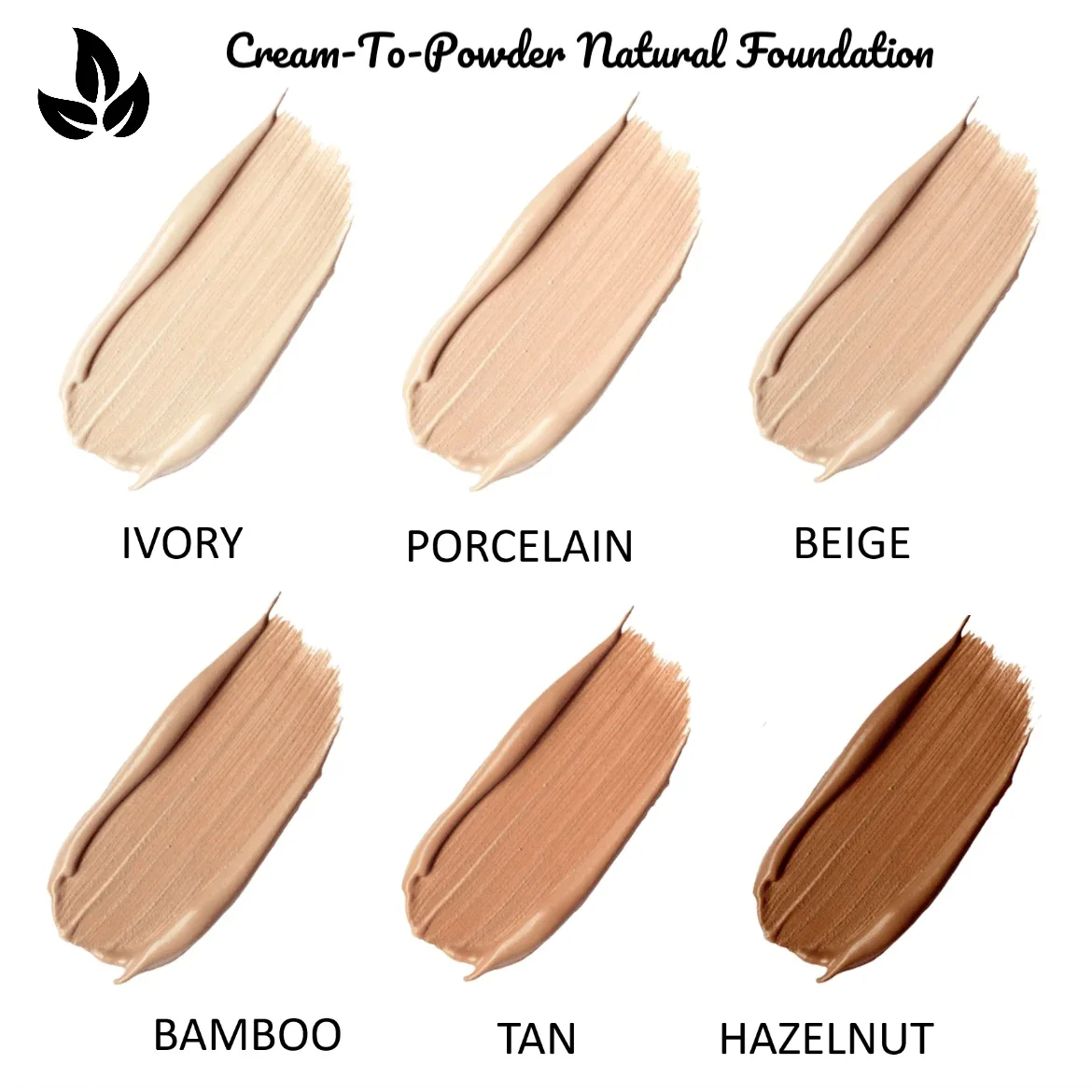 Cream-To-Powder Natural Foundation (IVORY) (25g, 0.9oz.) - Private Label Face Makeup - Private Label - ▸PRIVATELABEL, ★Must be VEGAN - DR.HC Cosmetic Lab